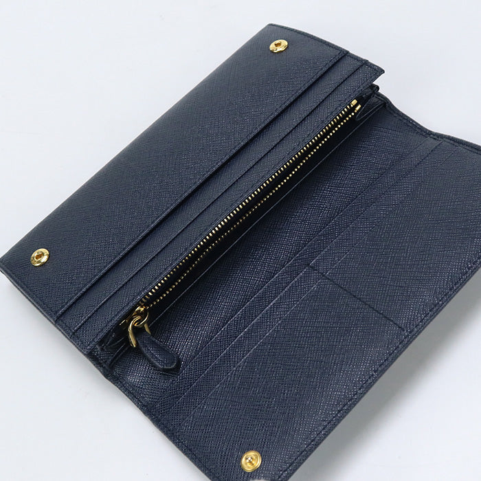 PRADA 1MH132 Bi-fold long wallet Safiano Purse folio leather Women(unisex)