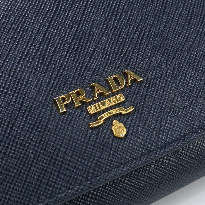 PRADA 1MH132 Bi-fold long wallet Safiano Purse folio leather Women(unisex)