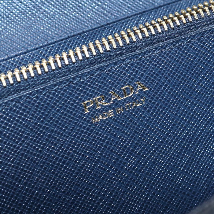 PRADA 1MH132 Bi-fold long wallet Safiano Purse folio leather Women(unisex)
