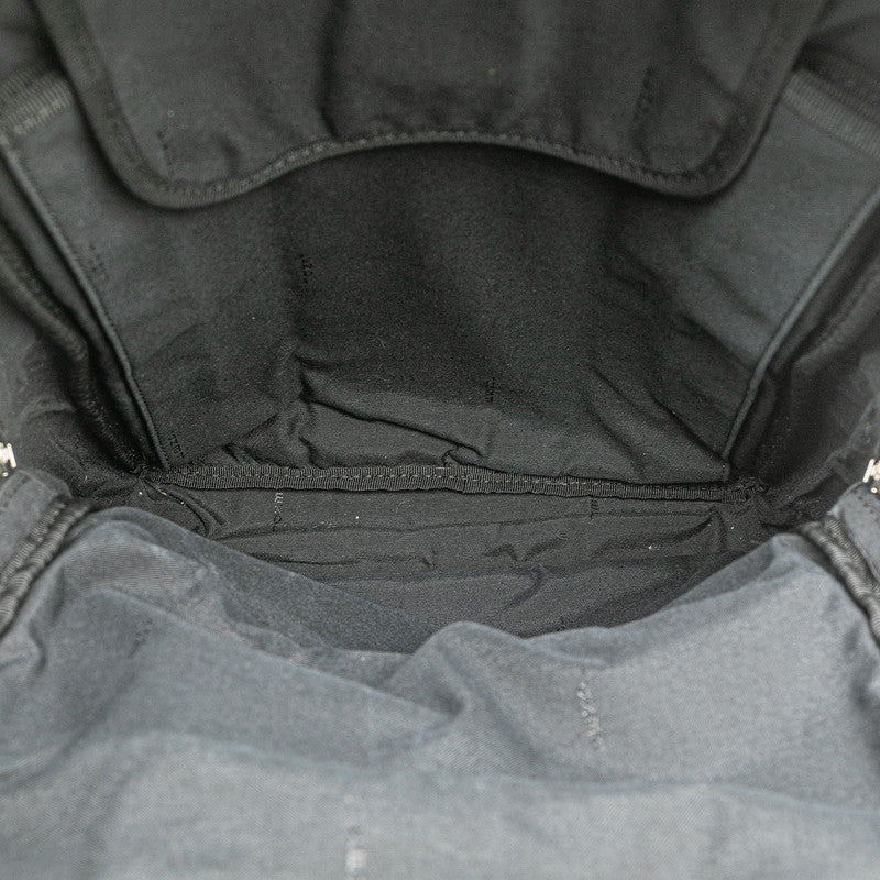 Fendi Nylon Leather Zucca Backpack 7VZ047