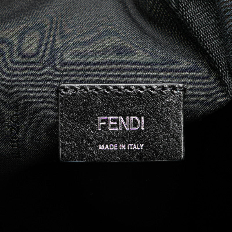 Fendi Nylon Leather Zucca Backpack 7VZ047