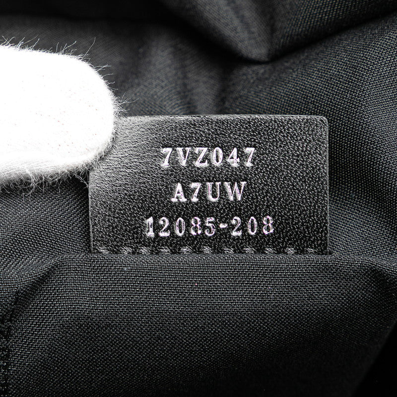 Fendi Nylon Leather Zucca Backpack 7VZ047