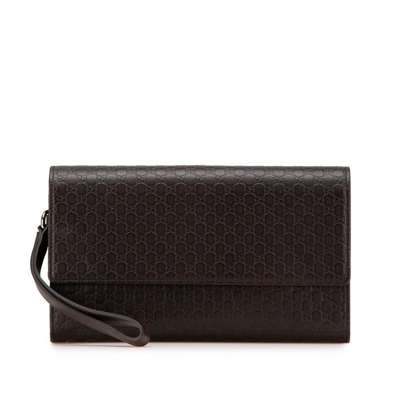 Gucci Microguccissima Leather Clutch Bag 386851