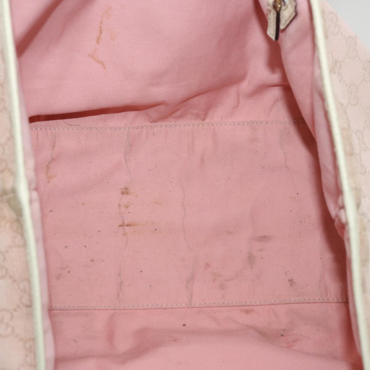 GUCCI GG Canvas Sherry Line Shoulder Bag 2Set Pink Beige
