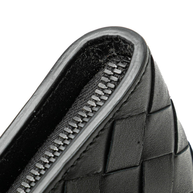 Bottega Veneta Leather Intrecciato Clutch Bag