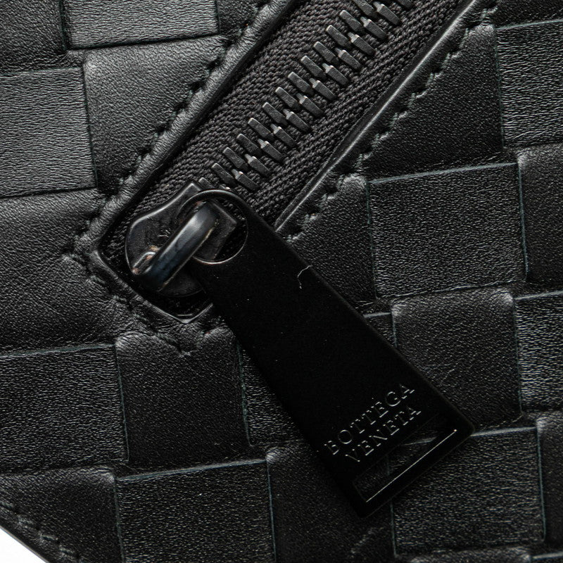 Bottega Veneta Leather Intrecciato Clutch Bag