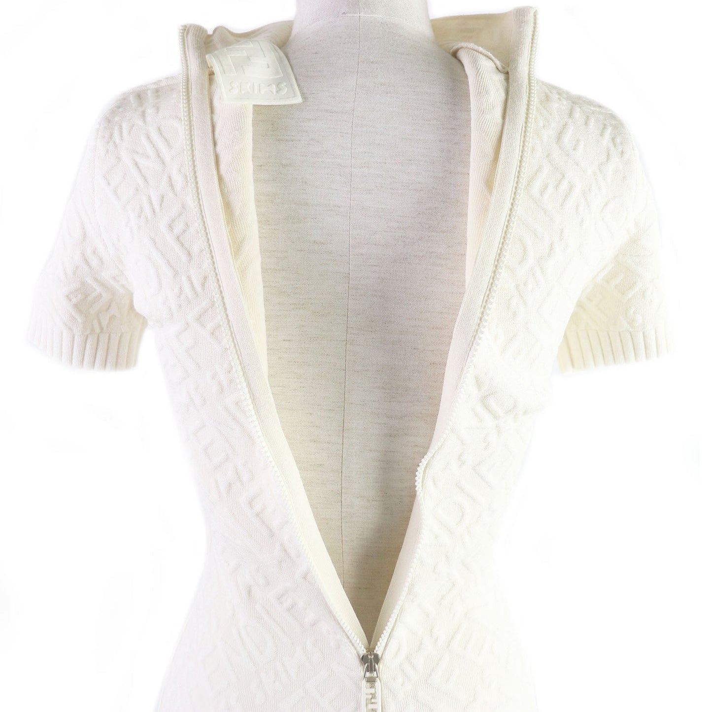 FENDI one piece Rayon Ivory 36