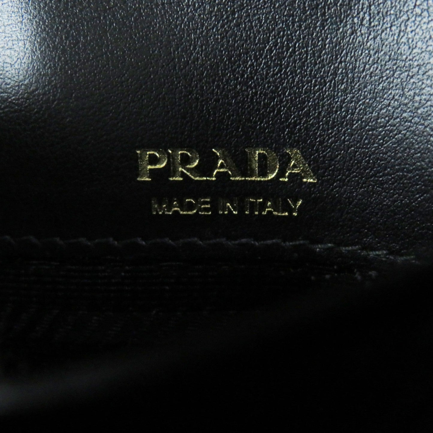 PRADA Mobile phones and smartphone accessories 1BP050 Safiano leather black Saffiano leather mini bag