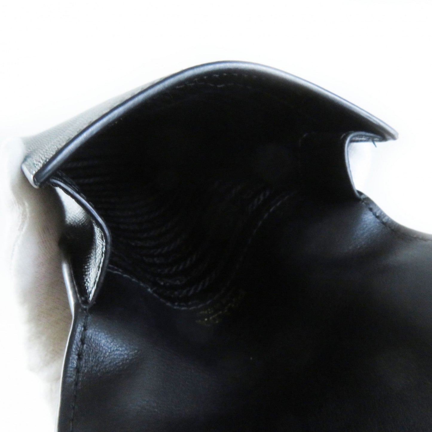 PRADA Mobile phones and smartphone accessories 1BP050 Safiano leather black Saffiano leather mini bag