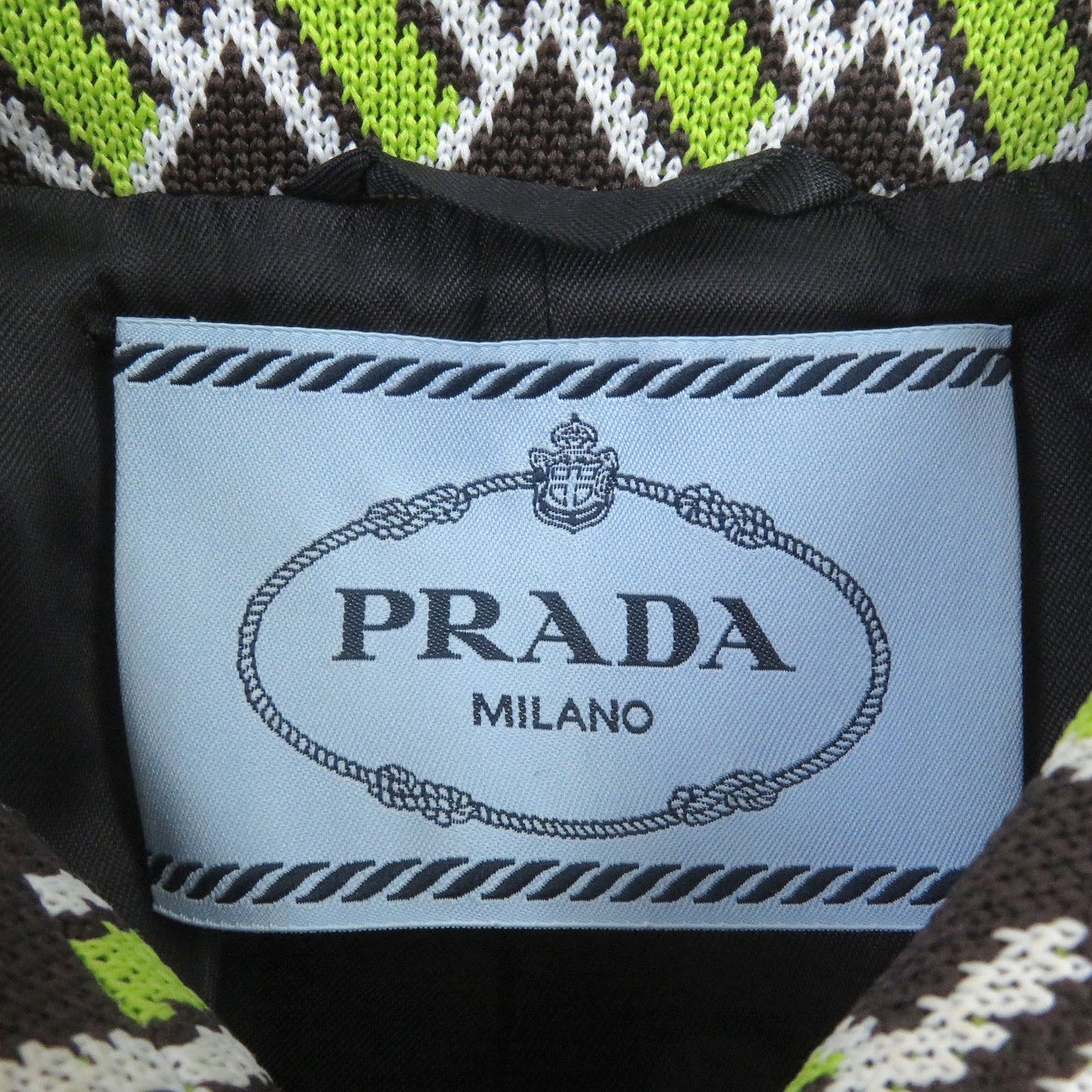 PRADA setup P567GI/P282BH polyester Green Brown type 38