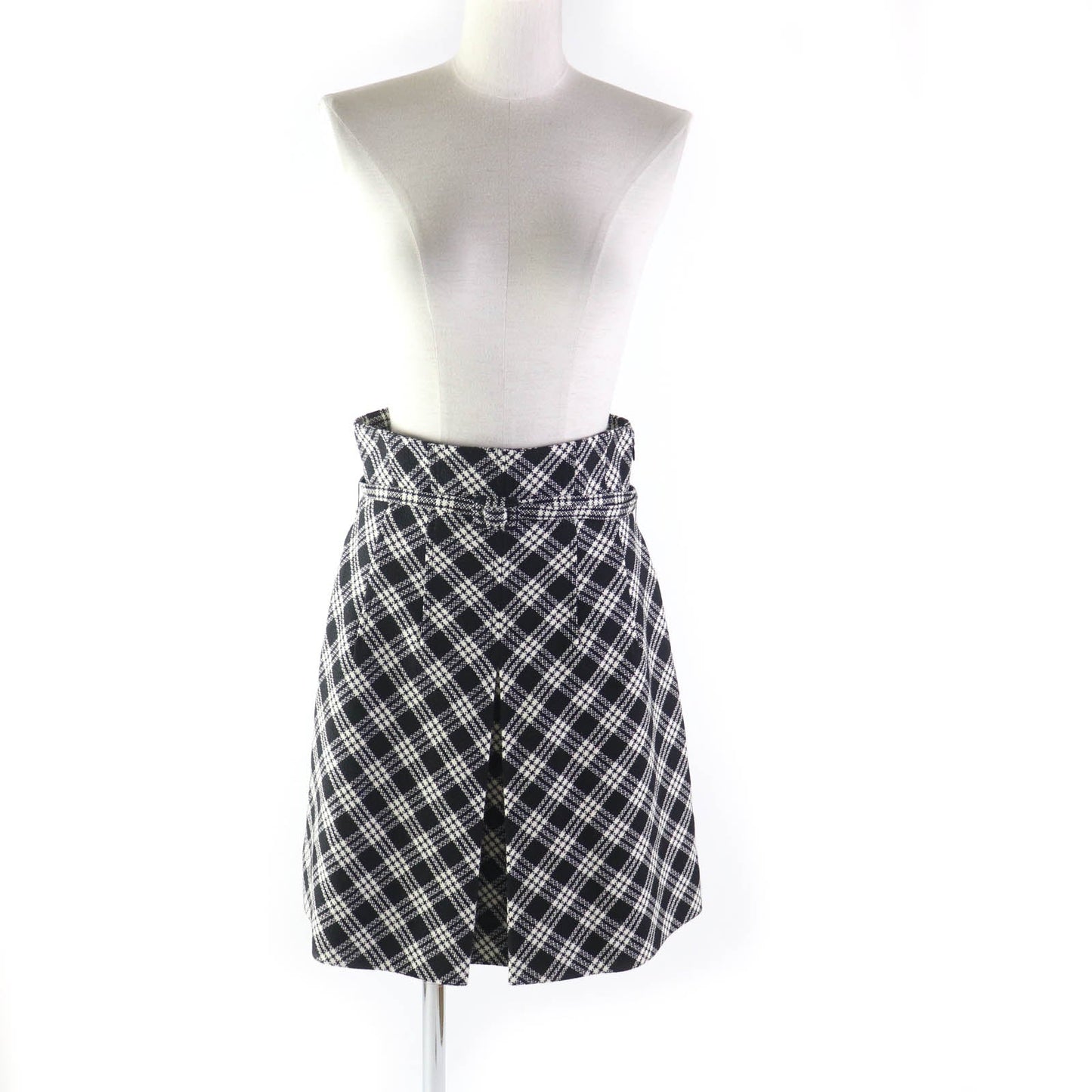 Christian Dior skirt 251J80A1244 wool Black White 42