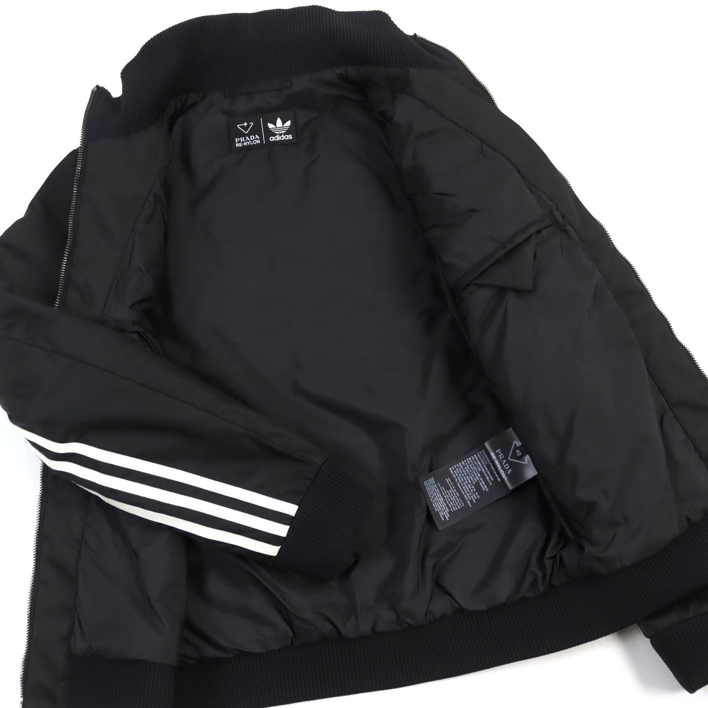 PRADA Track jacket SGB936 polyamide (nylon) Black type 40
