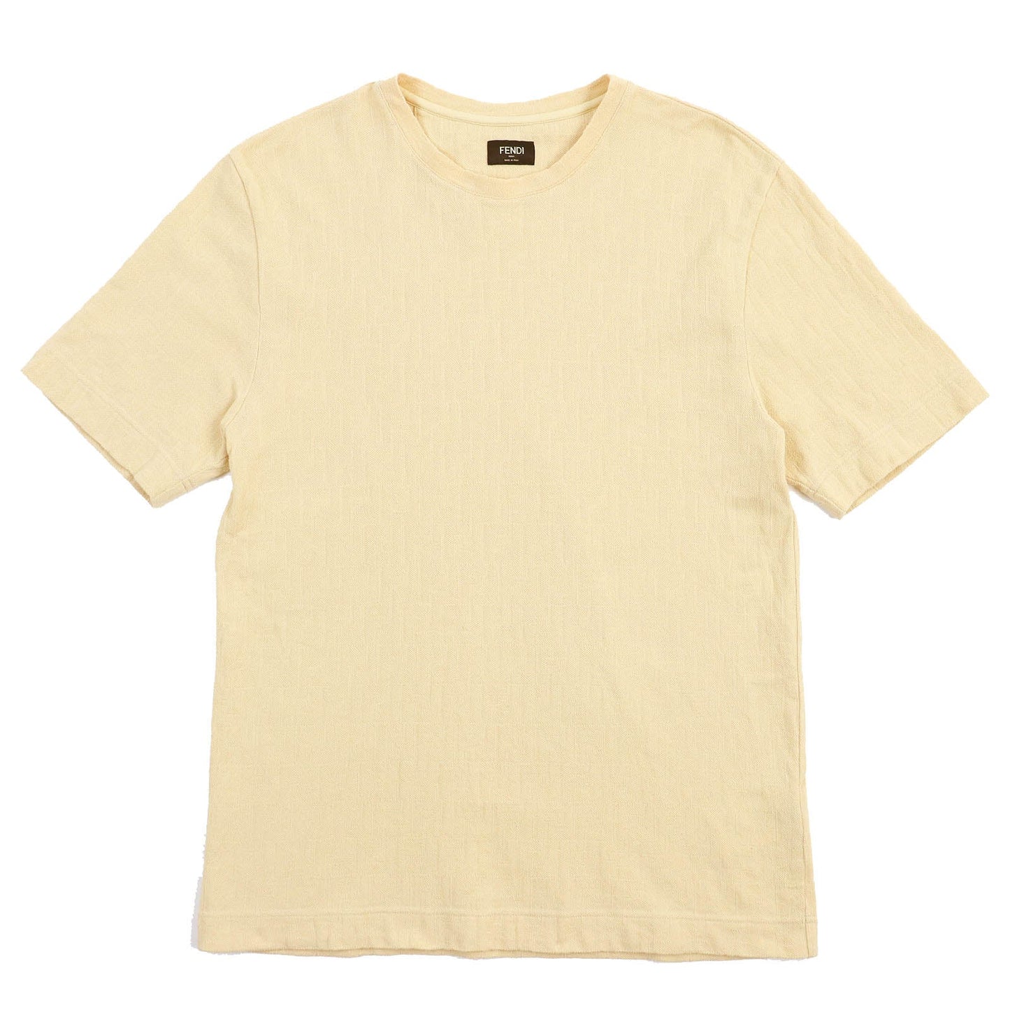 FENDI Short sleeve T-shirt FY0936 cotton beige M