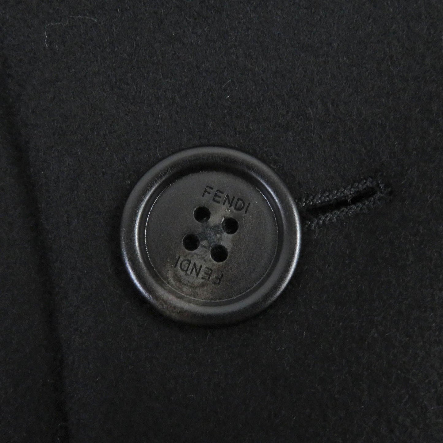 FENDI Chester coat FF01073YN wool black 52