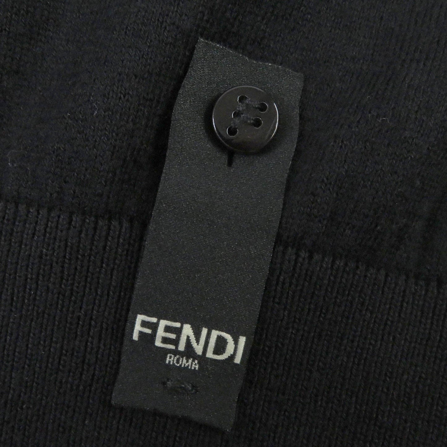 FENDI knit FZZ284 cotton black 46