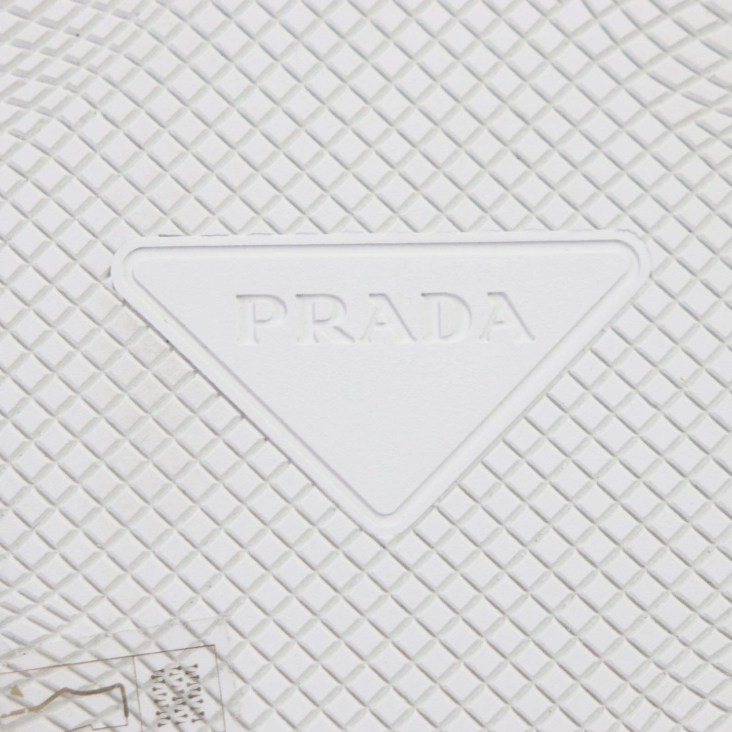 PRADA Low cut sneakers 2EG326 Nylon Leather white 5