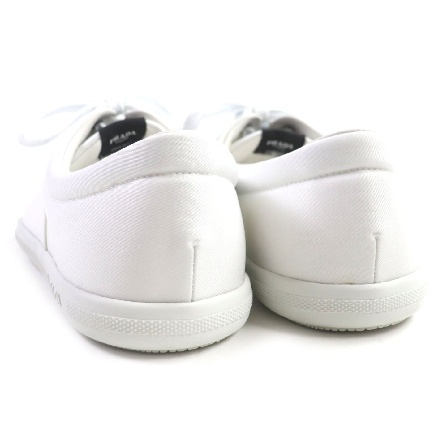 PRADA Low cut sneakers 2EG326 Nylon Leather white 5