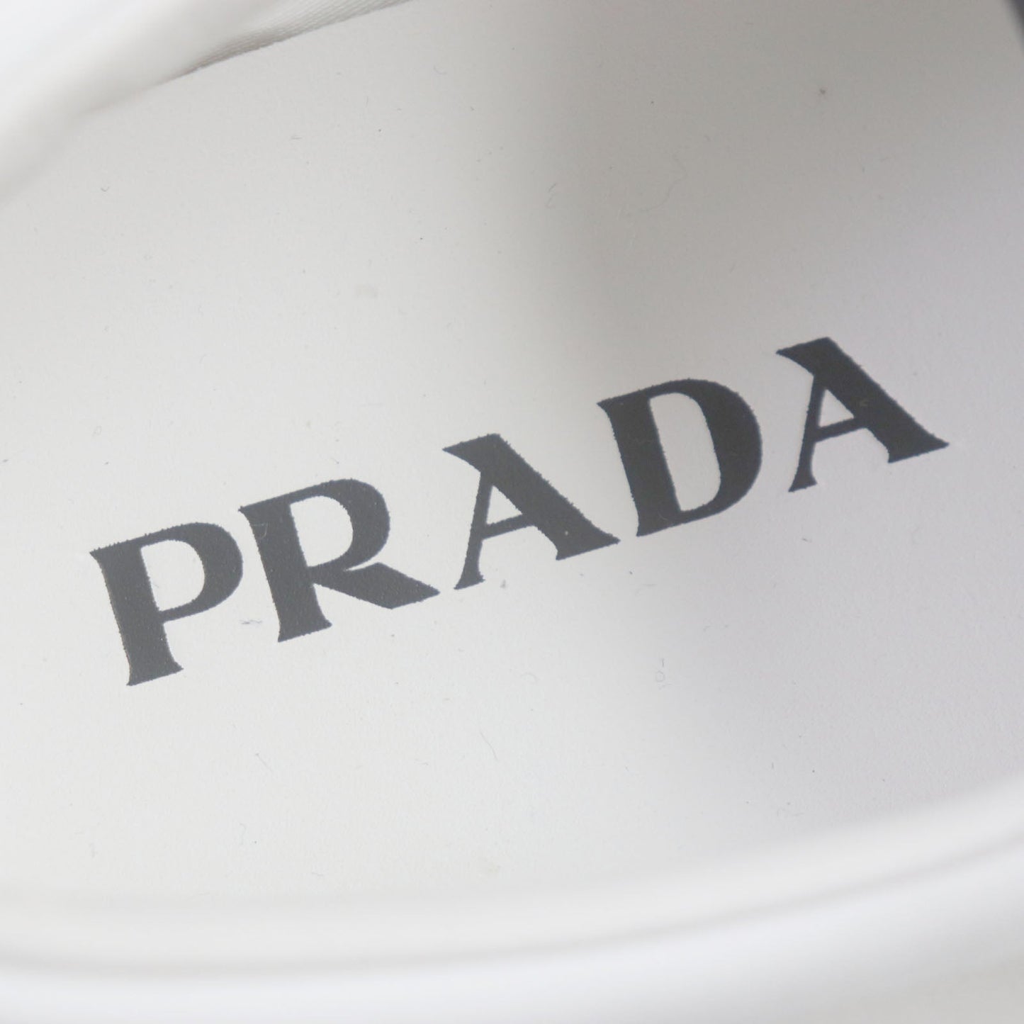 PRADA Low cut sneakers 2EG326 Nylon Leather white 5