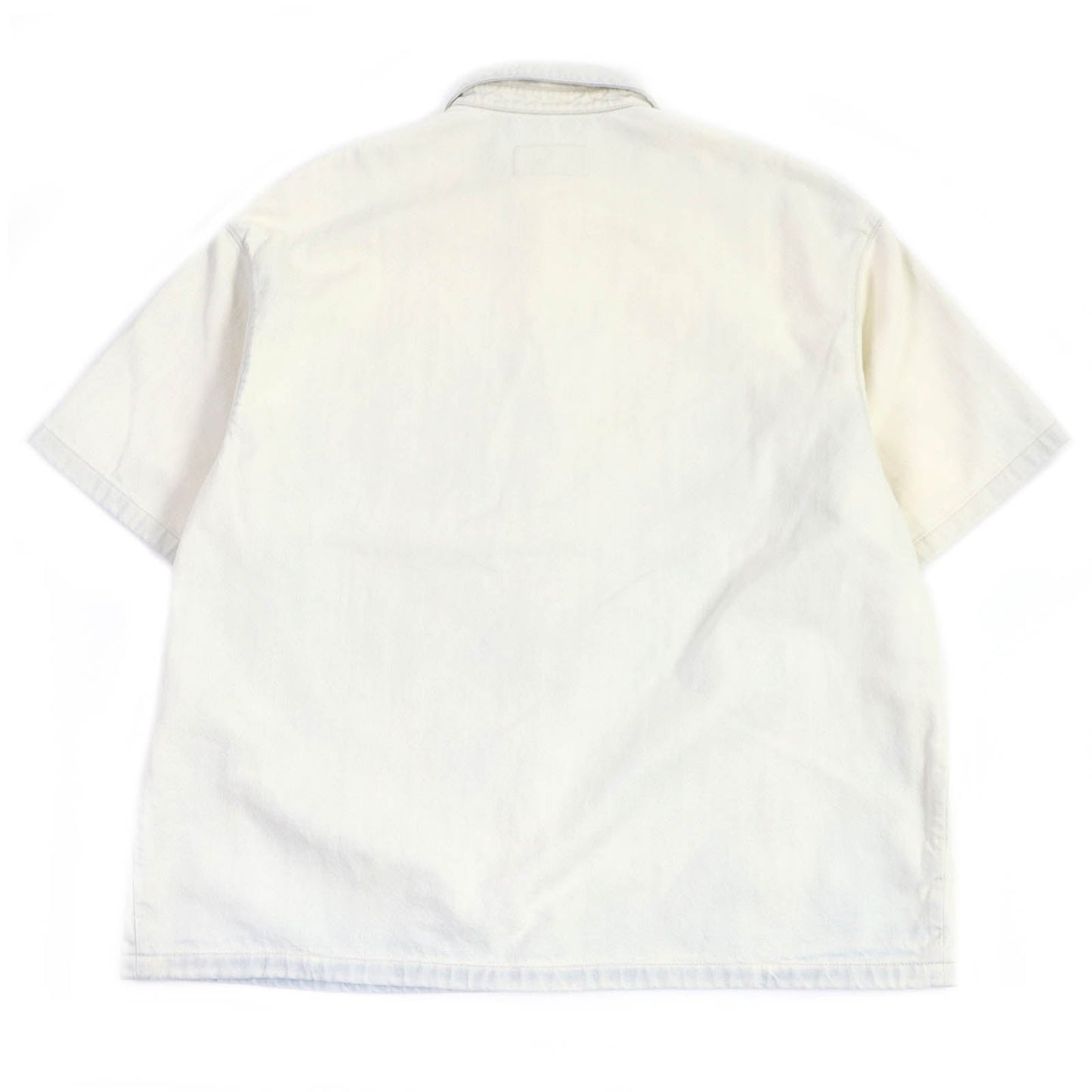 PRADA Denim Jacket GEC067 Main: 100% cotton leather, part: calf leather White type mens XXL Used