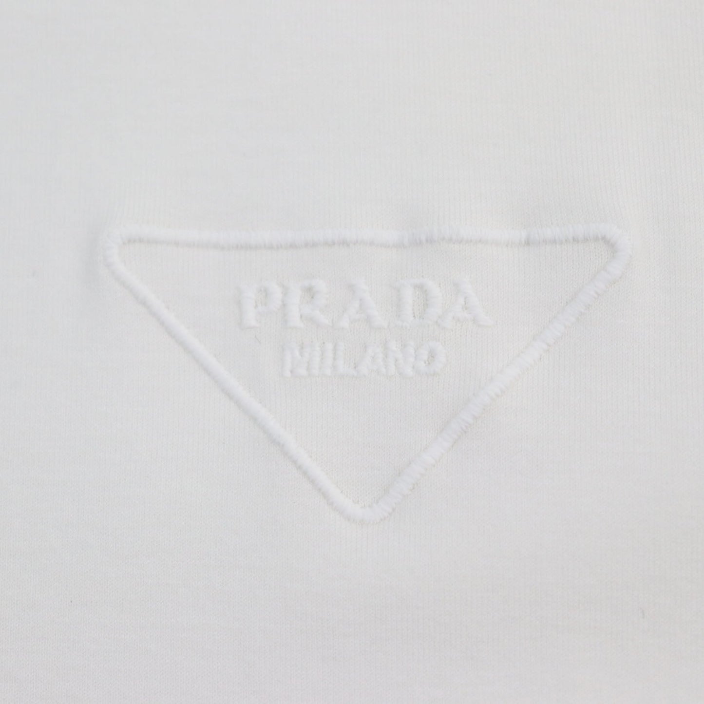 PRADA Short sleeve T-shirt UJN712 cotton white XL