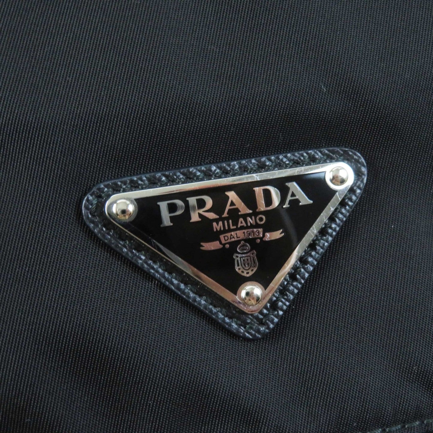 PRADA Shoulder Bag 1BD953 Main: Nylon, Part: Leather NERO Black Re-Nylon Women Used