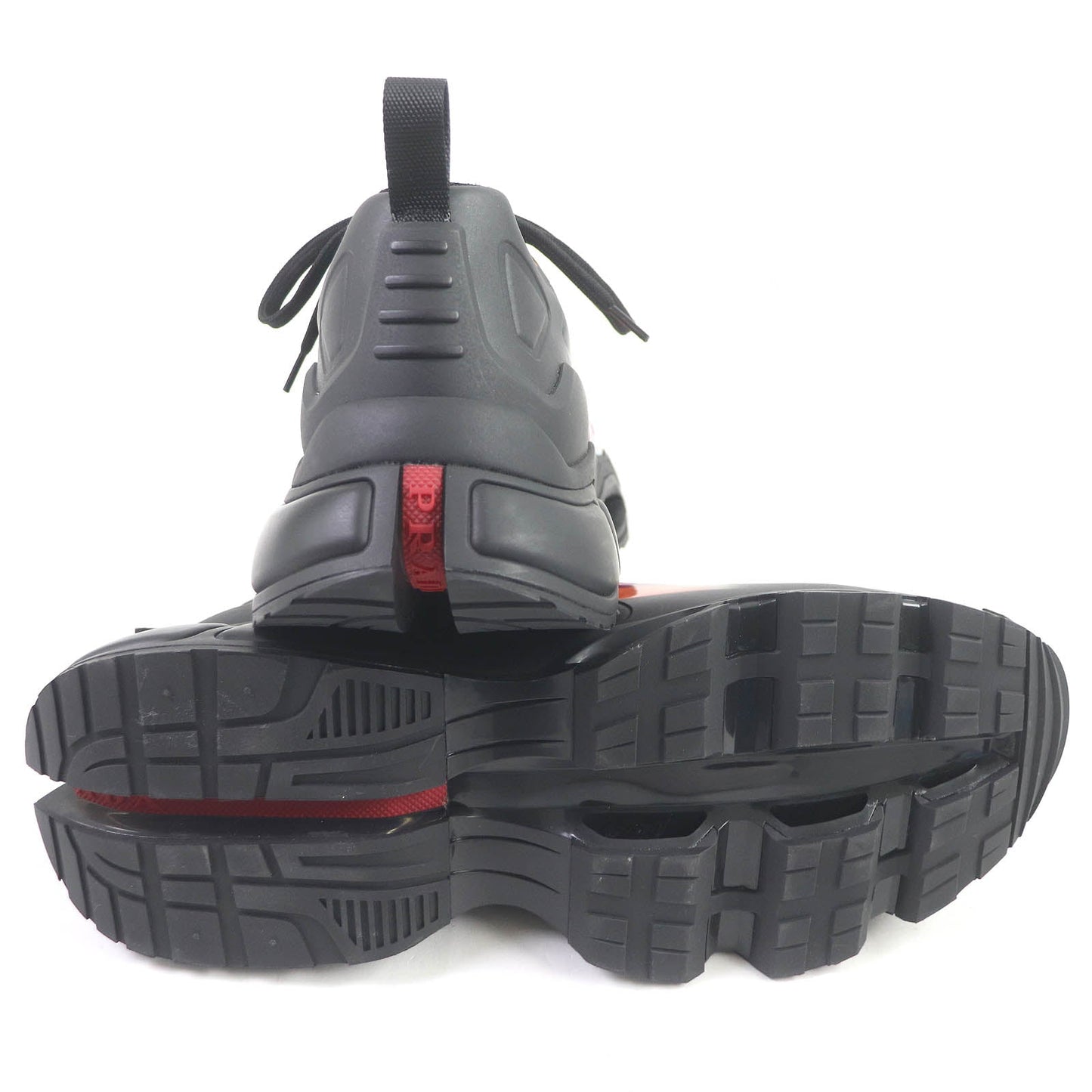PRADA Low cut sneakers 4E3595 Technical fabric black COLLISION CROSS 7