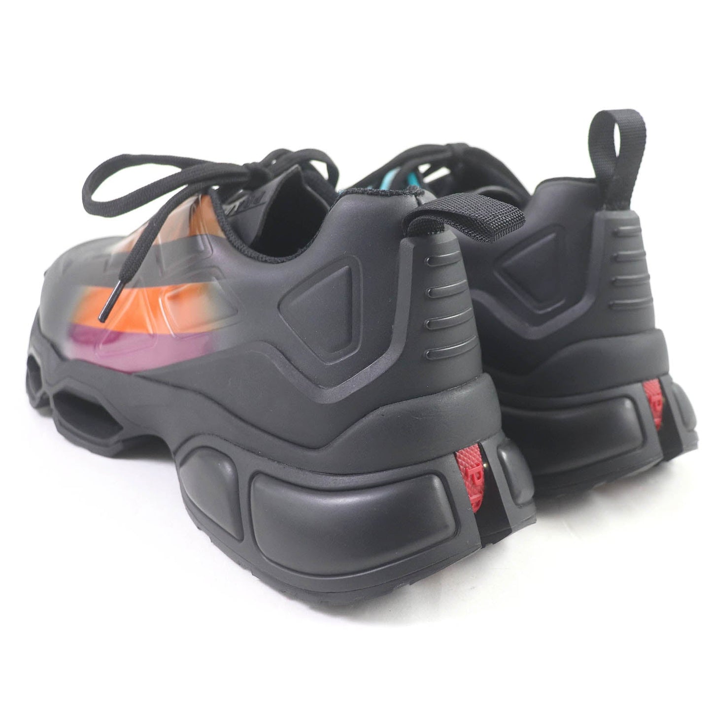 PRADA Low cut sneakers 4E3595 Technical fabric black COLLISION CROSS 7