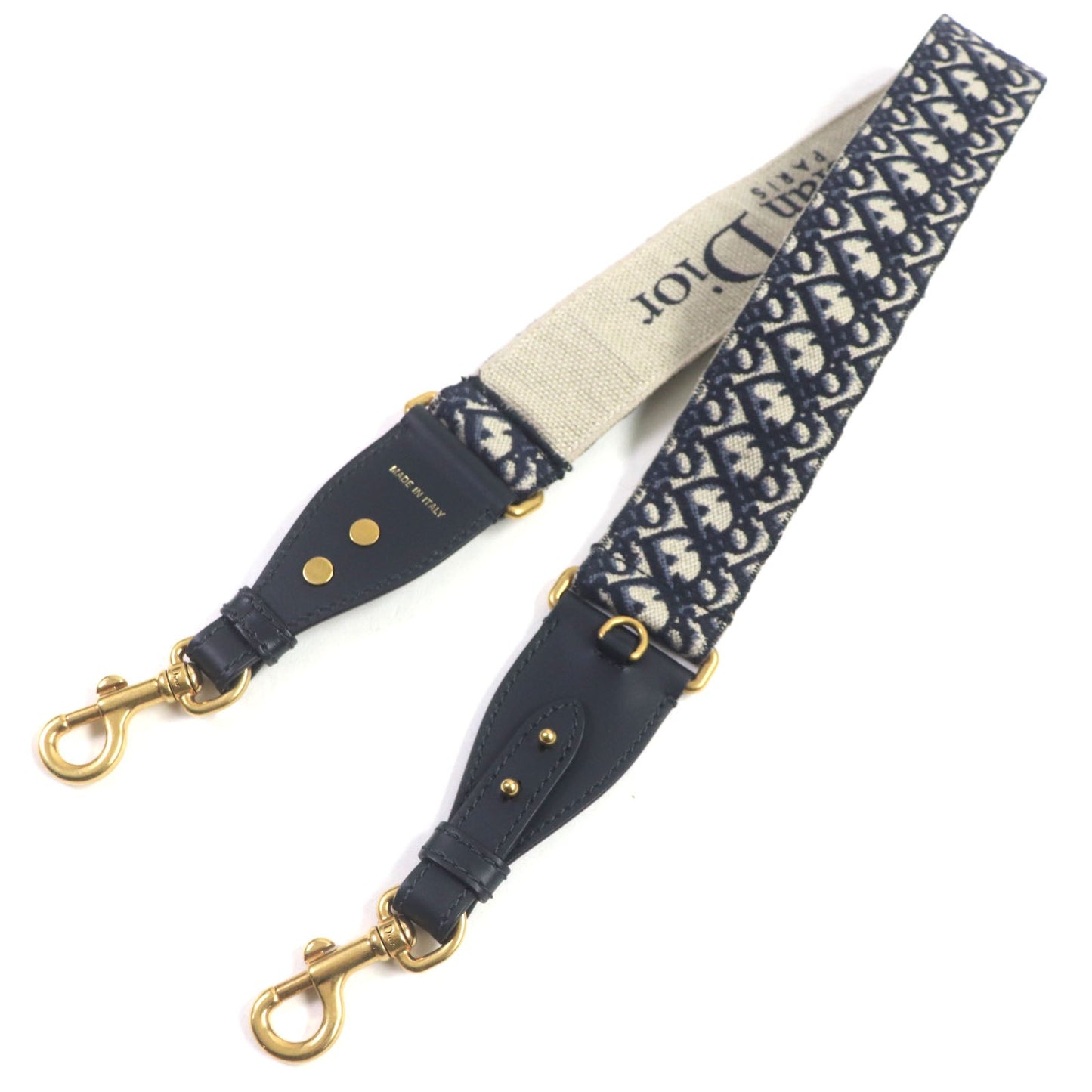 Christian Dior Shoulder strap S8558CTZQ canvas Fabric Navy