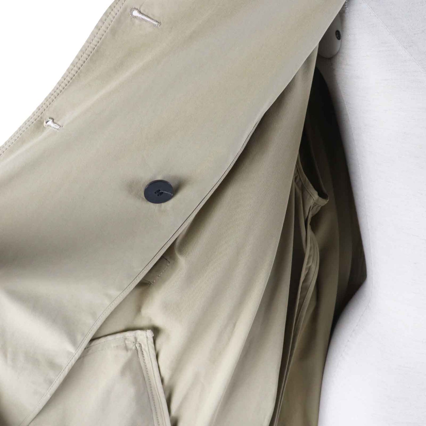 Christian Dior trench coat 841M55A3332 cotton beige 44