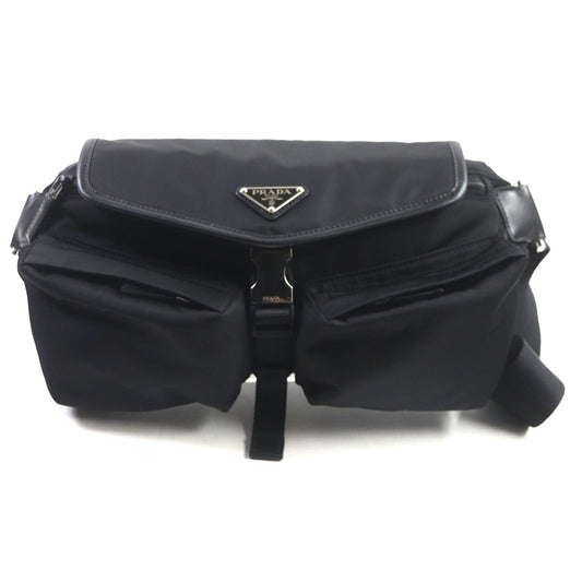 PRADA Shoulder Bag 2VH174 Nylon black