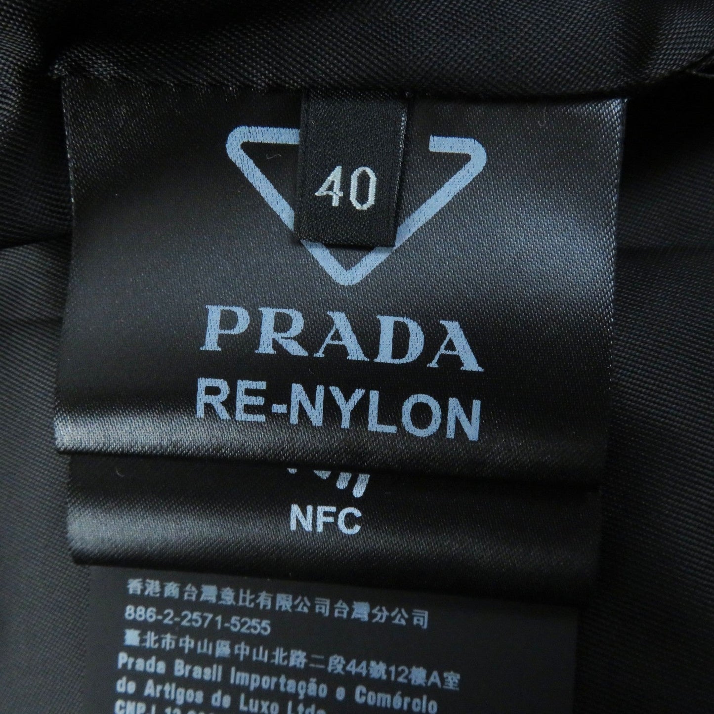 PRADA one piece 230657 recycled polyamide black 40