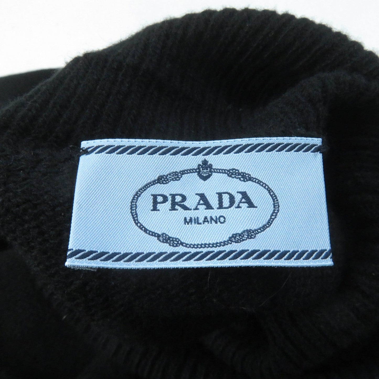 PRADA knit wool black 40