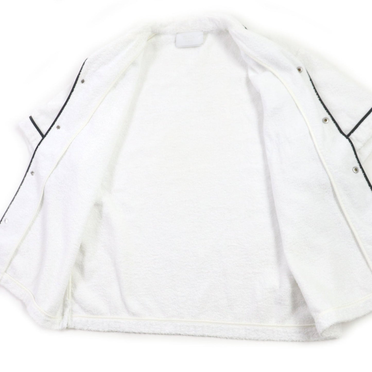 PRADA Short sleeve shirt SC559 cotton White black XL