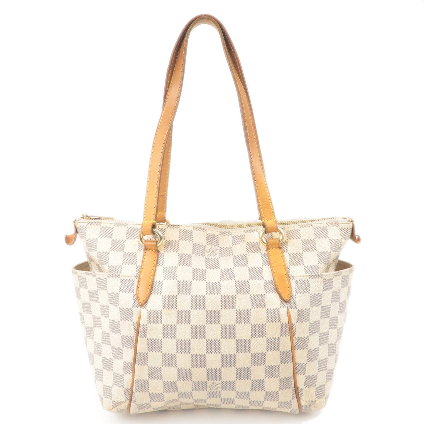 Louis Vuitton Damier Azur Totally PM Tote Bag Shoulder Bag N51261