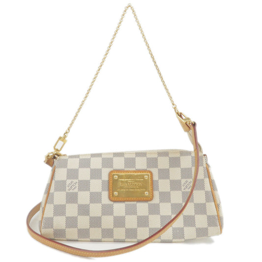 Louis Vuitton Damier Azur Eva 2 Way Pouch Shoulder Bag N55214