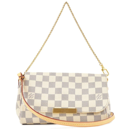 Louis Vuitton Damier Azur Favorite PM 2Way Shoulder Bag N41277