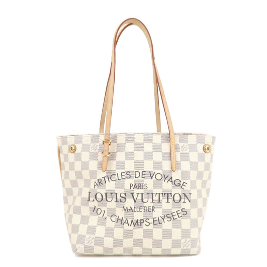 Louis Vuitton Damier Azur Cabas PM Tote Bag Shoulder Bag N41378