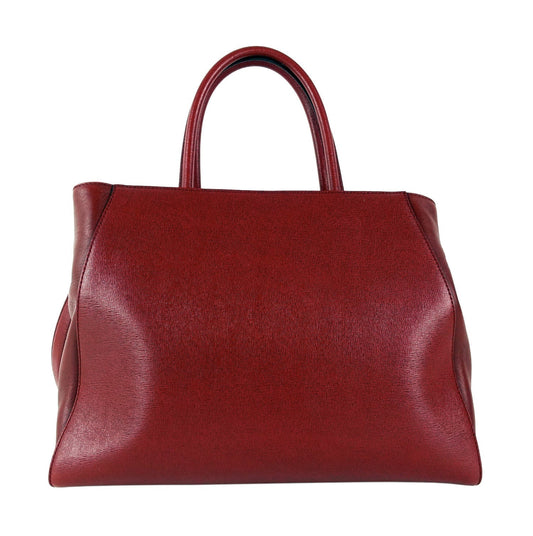 FENDI 2Jours Medium Calfskin Leather Bag