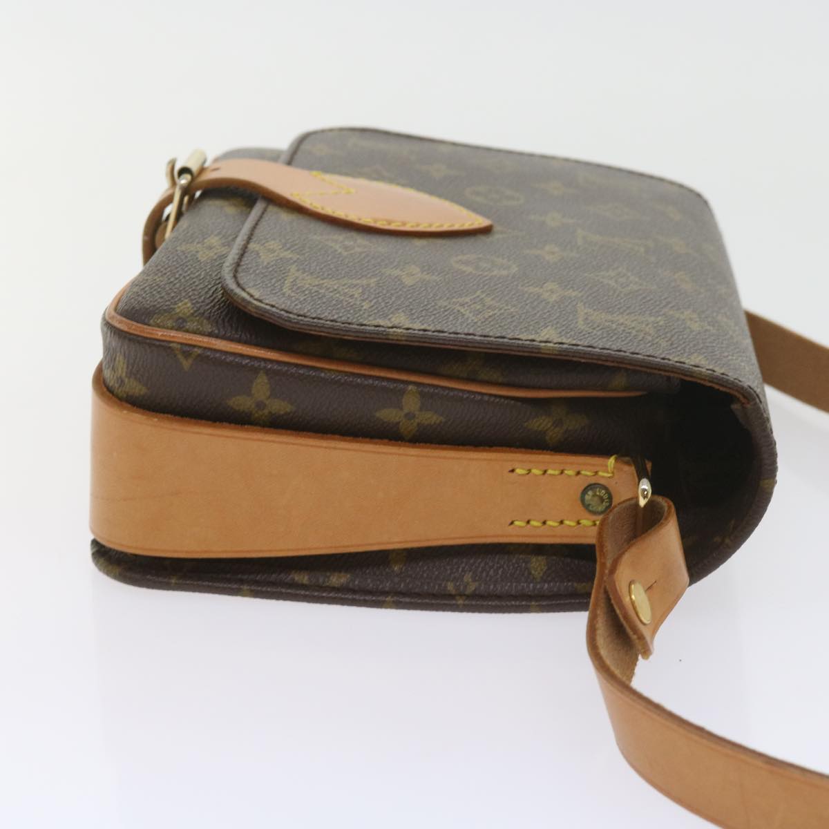 Louis Vuitton Cartouchière  Canvas Shoulder Bag ()