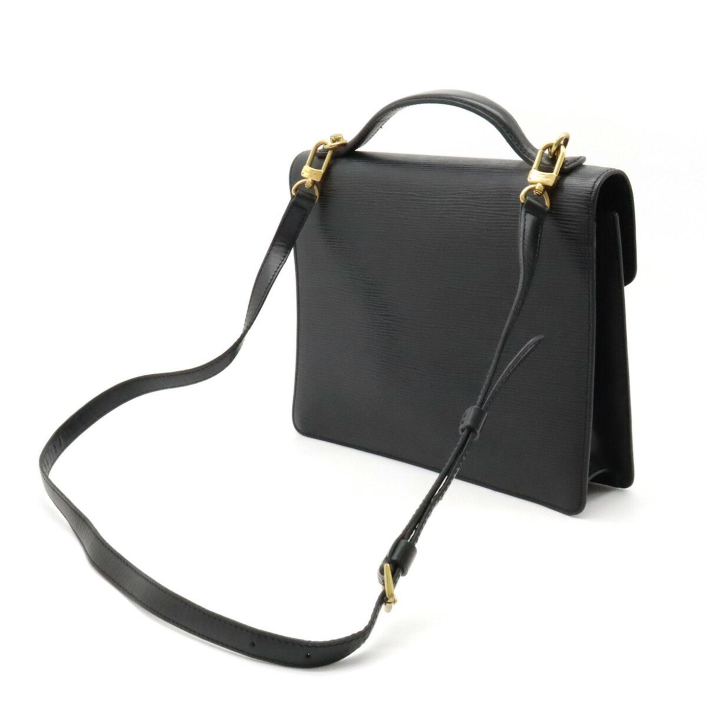 Louis Vuitton Monceau  Leather Shoulder Bag ()