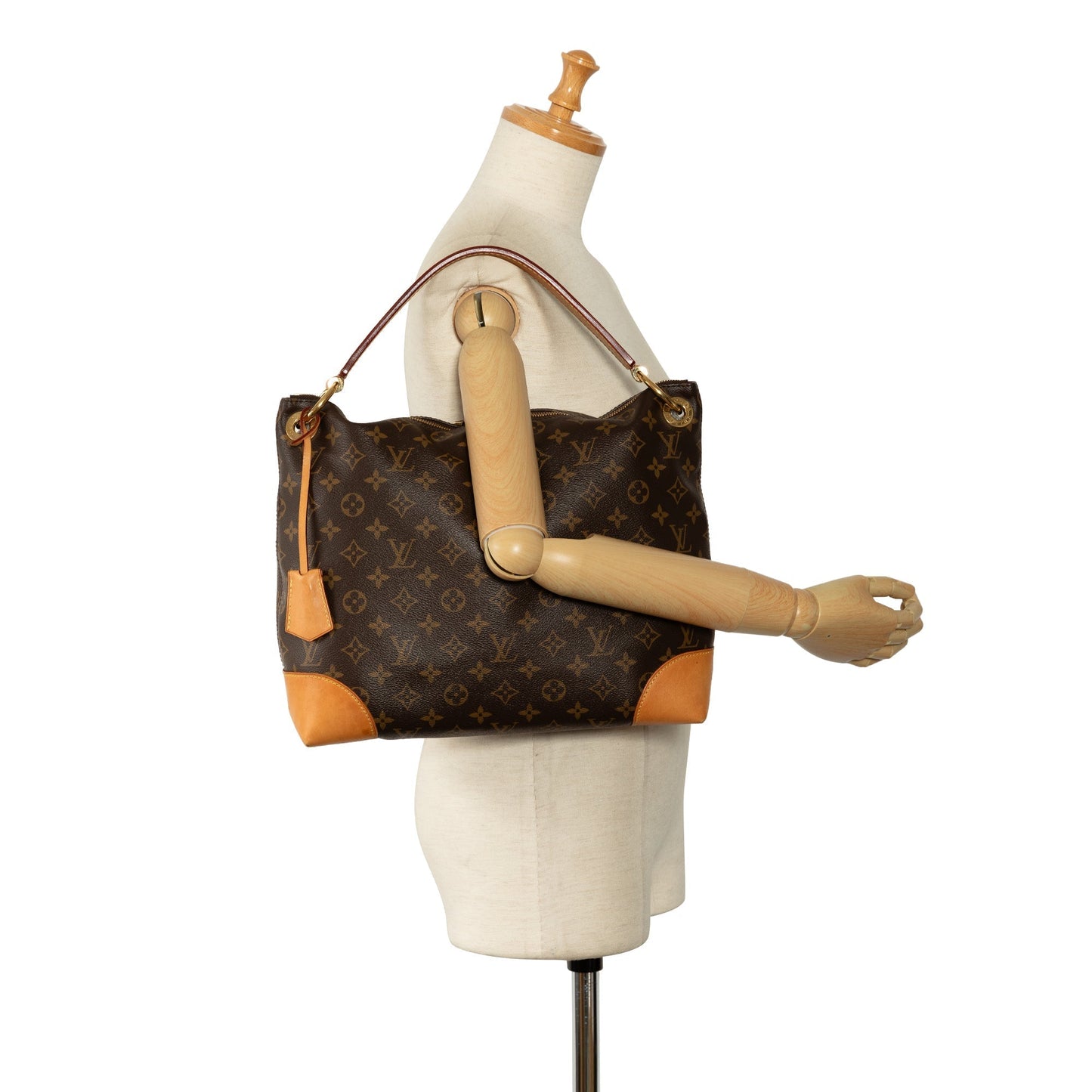 Brown Louis Vuitton Monogram Berri PM Shoulder Bag