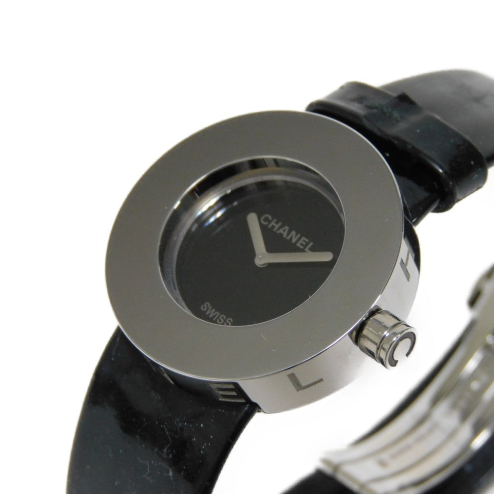 CHANEL Watches Quartz H0579 Stainless steel, enamel black La Ronde black dial Women Secondhand