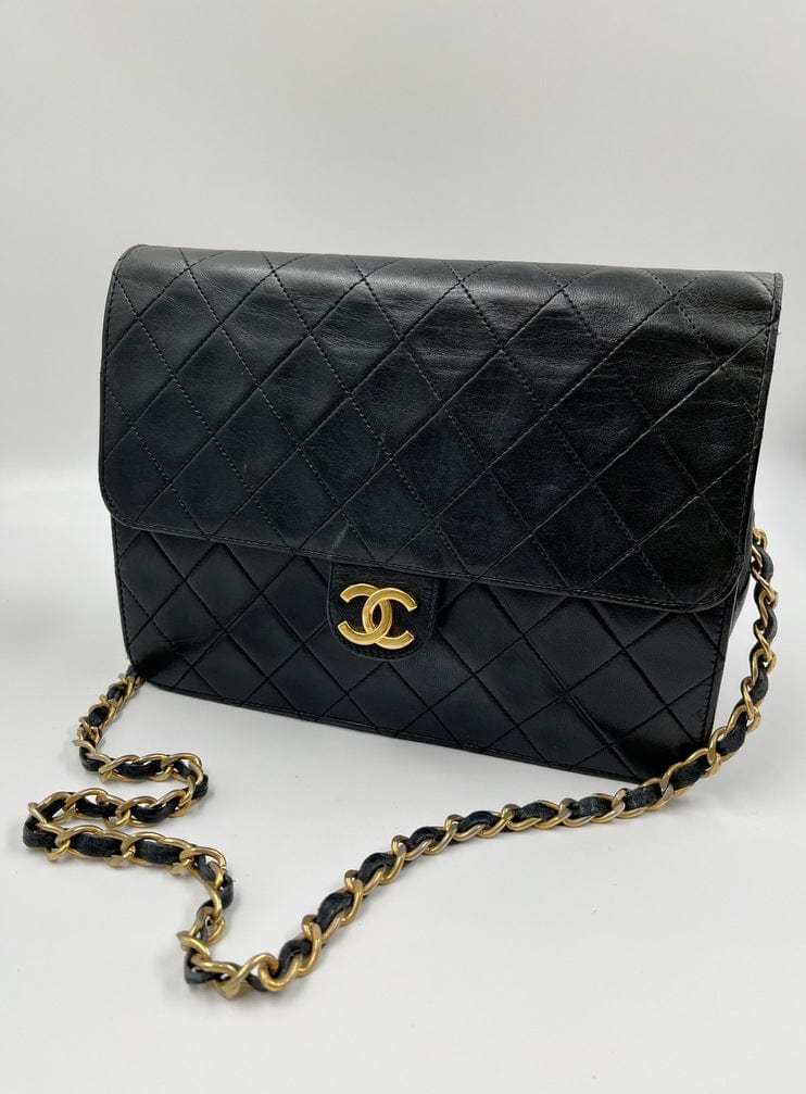 Vintage Black Chanel Flap Bag