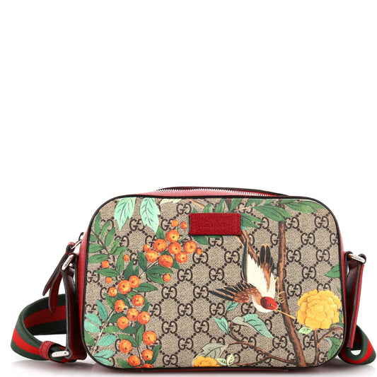 Camera Shoulder Bag Tian Print GG Coated Canvas Medium