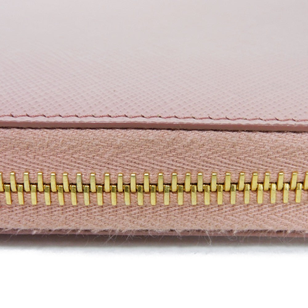 PRADA Long Wallet Purse 1ML506 2EBW F0442 Safiano leather (stamped) Petaro saffiano monochrome Zip Around Wallet