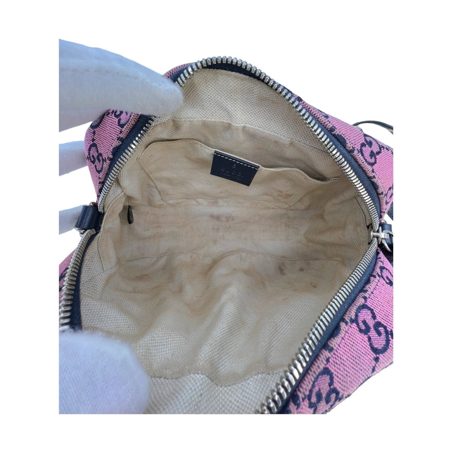 Gucci GG Canvas Small Marmont Matelassé Crossbody Bag
