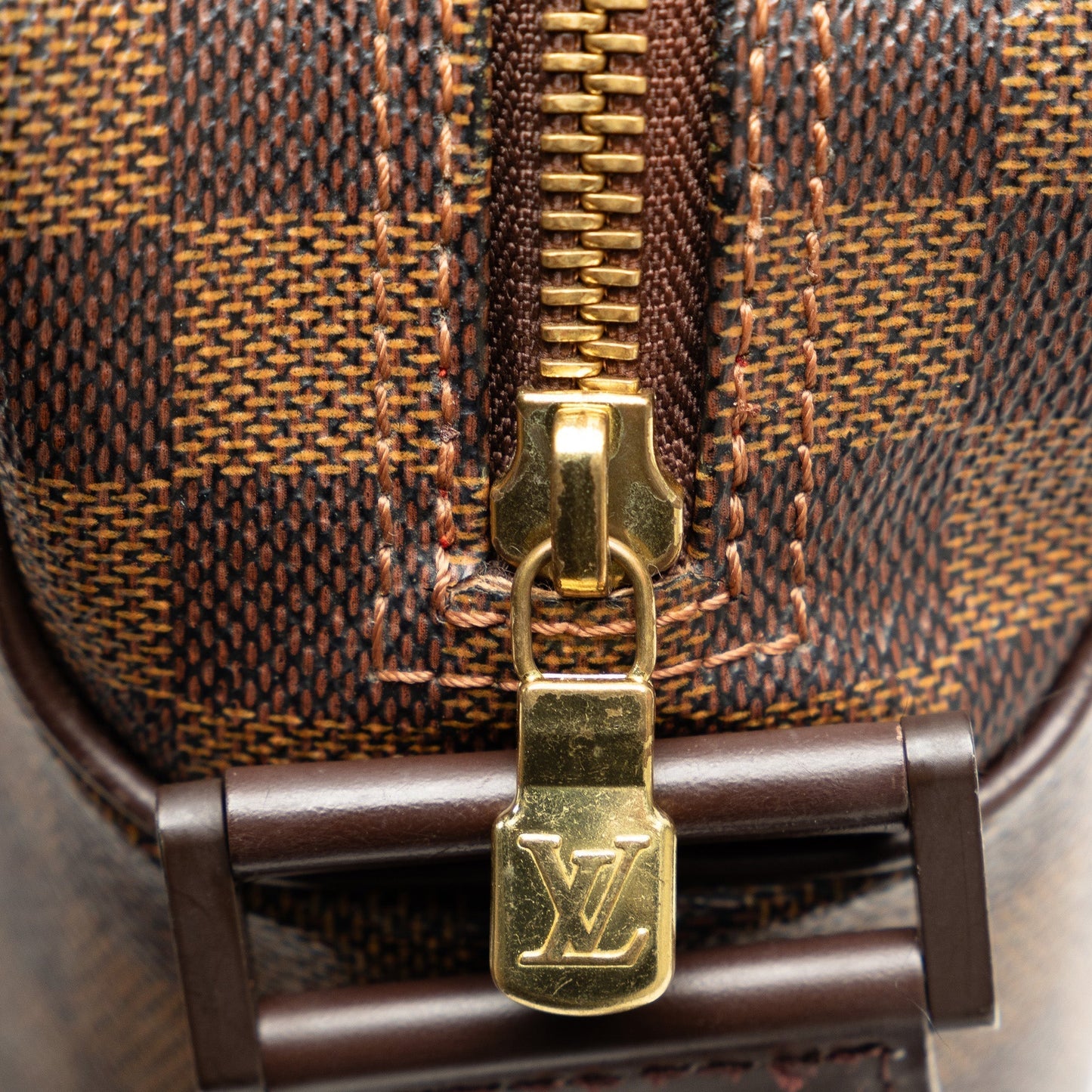 Brown Louis Vuitton Damier Ebene Olav PM Crossbody Bag