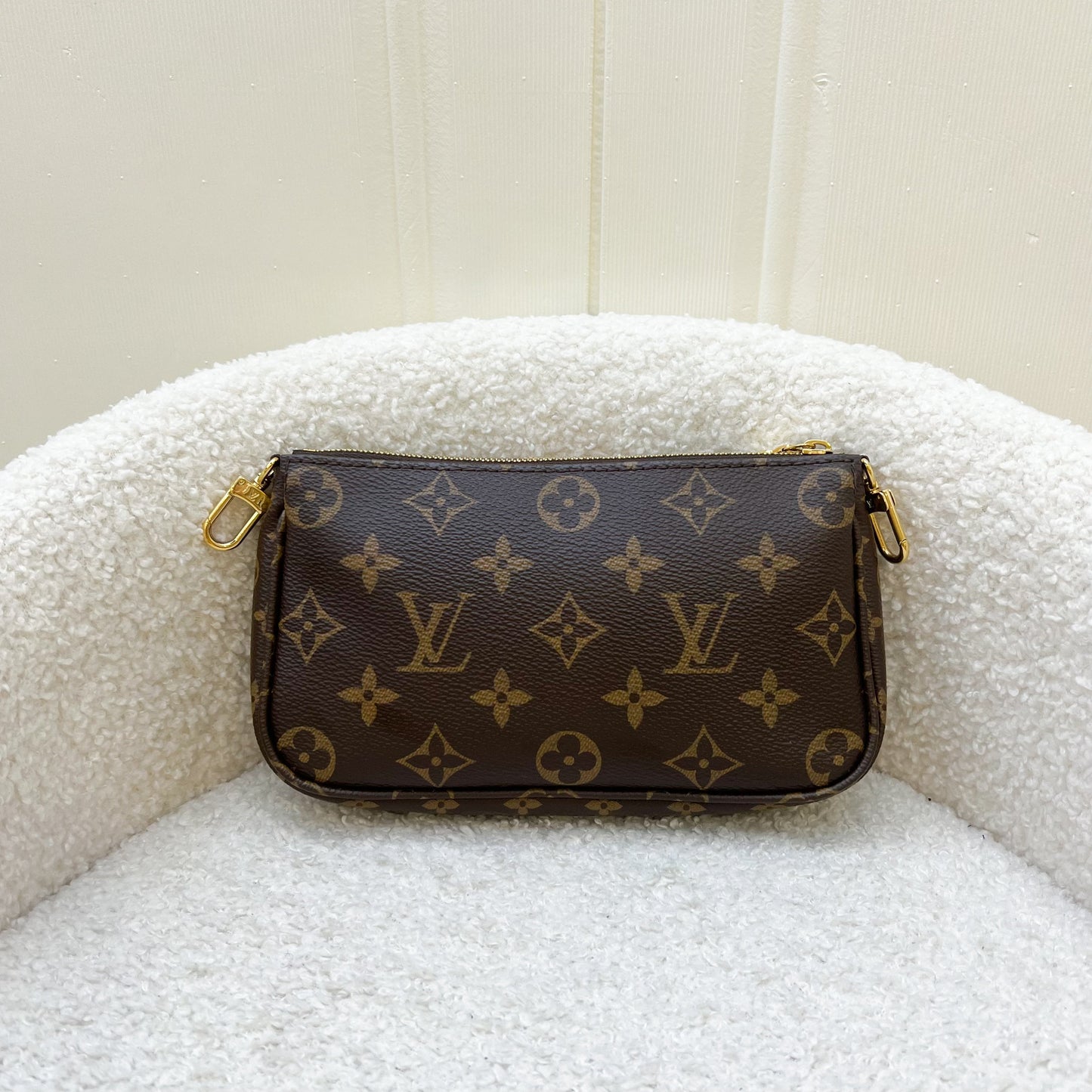 LV Multi Pochette MPA Smaller Pochette in Monogram Canvas GHW