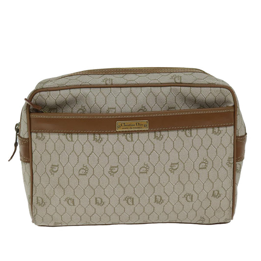 Dior Honeycomb  Canvas Clutch Bag ()