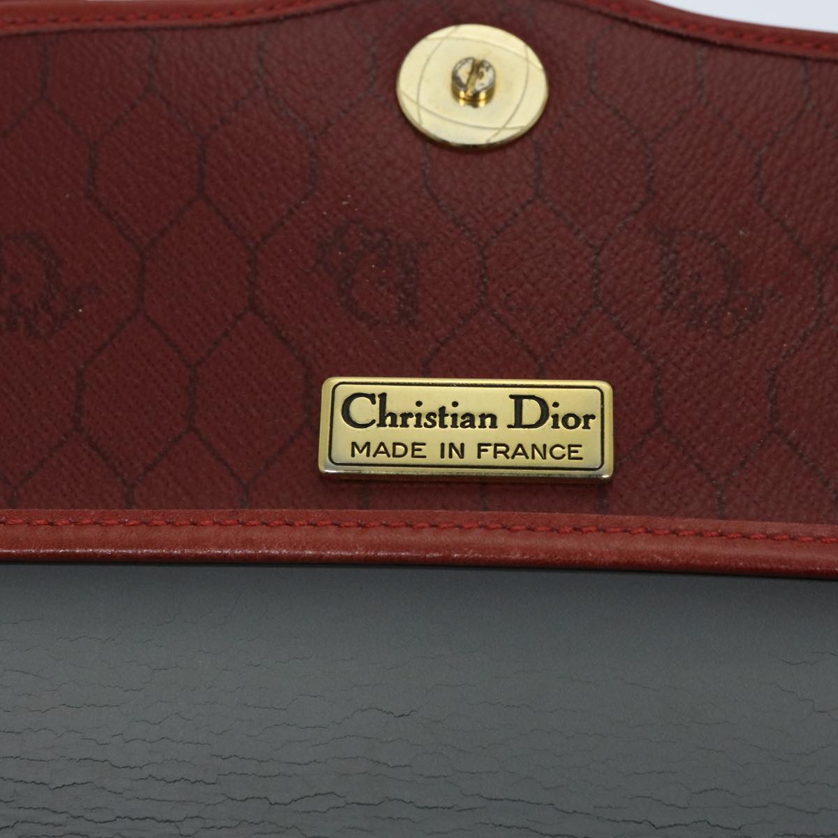 Dior Honeycomb  Canvas Shoulder Bag ()